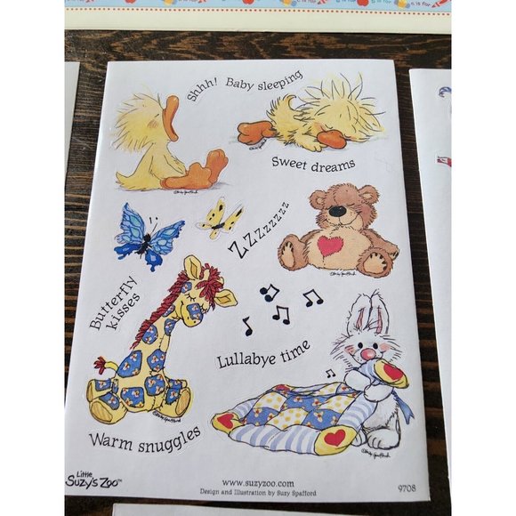 Lot of Suzy Zoo Sandylion Grossman Stickers - Baby Boy Train + - NEW RETIRED #14 - Picture 8 of 14